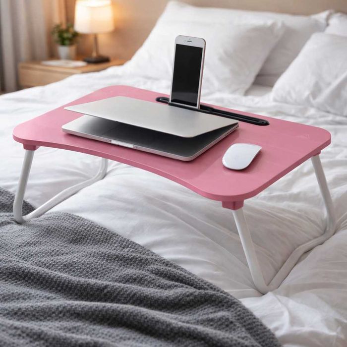 Мултифункционална сгъваема маса за лаптоп или хранене