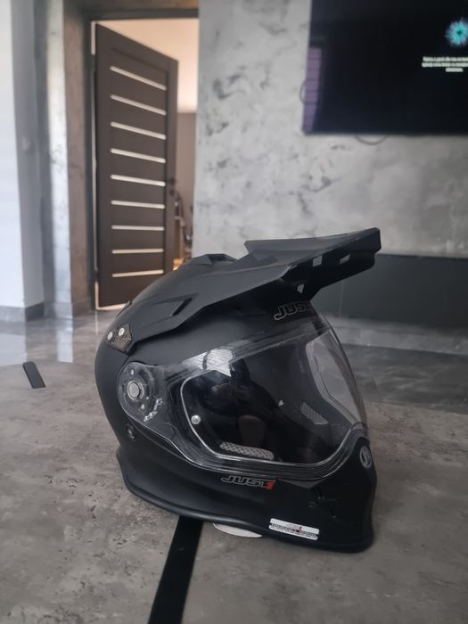 Cască Moto JUST1 J34 Pro Solid Black Matt - Mărimea L - Ca Nouă + Garanție