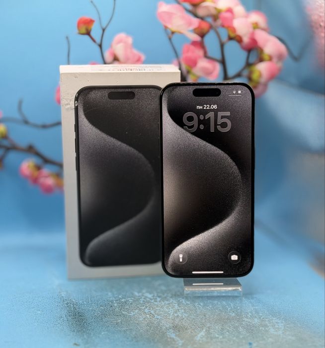 Apple iPhone 15 Pro, 256GB, 5G, Black Titanium