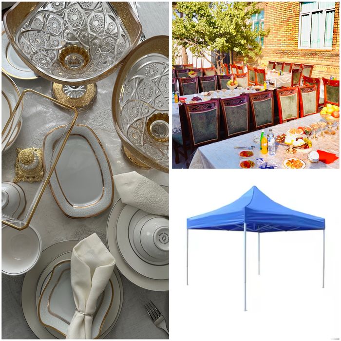 Прокат Стол стул посуды зонты прокат аренда