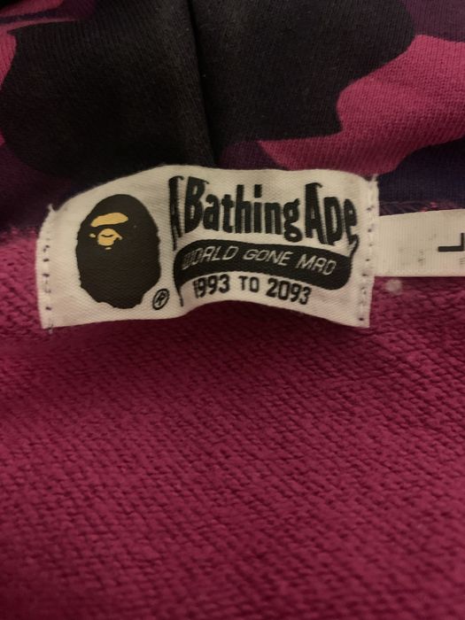 Hanorac Bape Shark Purple Camo