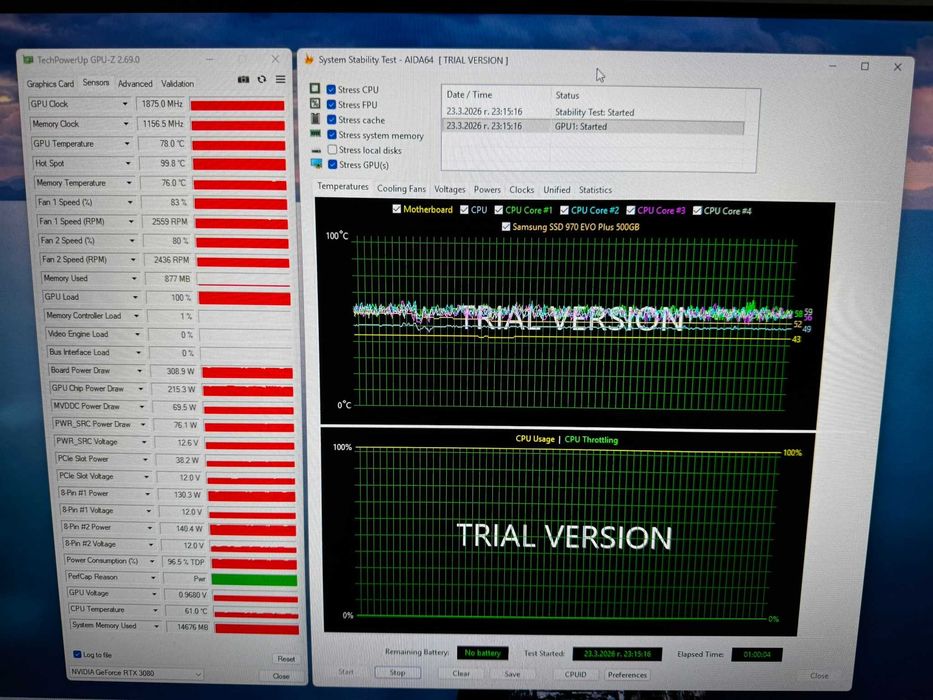 PC i5-12400F / RTX 3080 / 16GB RAM