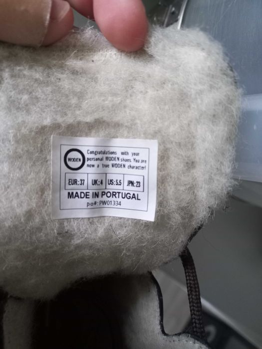 Pantofi ghete de iarna imblanite woden 37