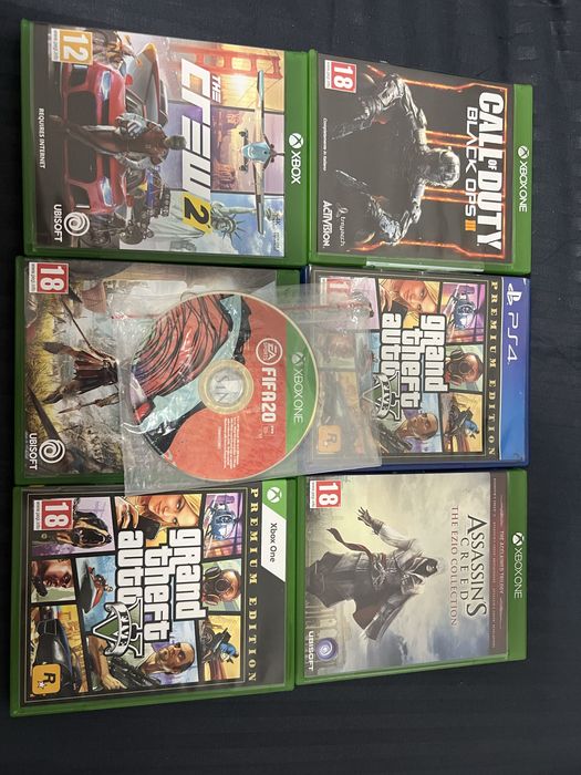 Pachet Gaming: Joystick Xbox One (Model 1708) + Jocuri Xbox + GTA V PS4