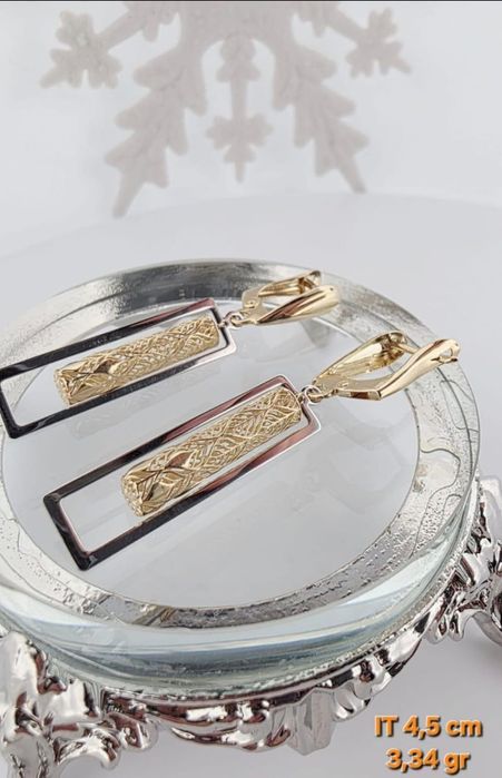 Cercei filigram aur 14k