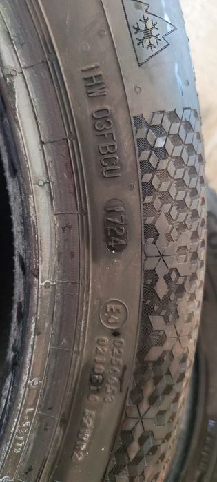 215/55/17 continental m+s dot  2024