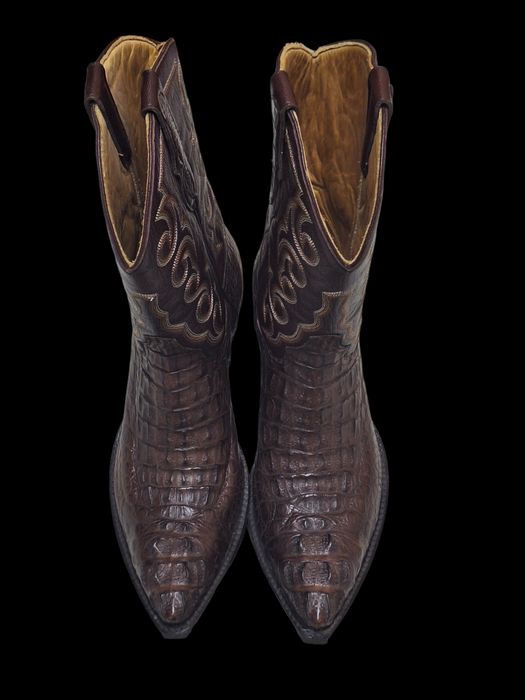 Ciubote Mexicane din Piele de Crocodil Sattler Boots Milano 38-39