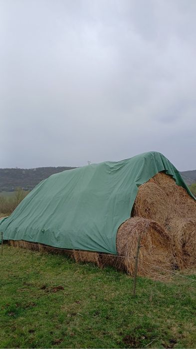 Baloți de paie de grâu