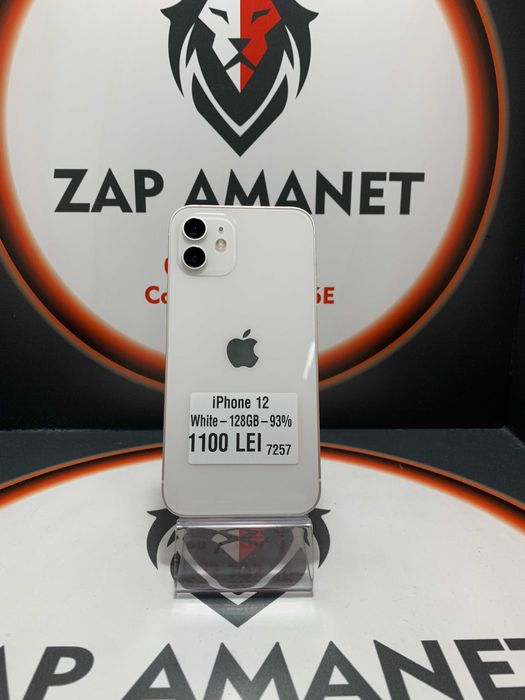 Zap Amanet Vitan - iPhone 12 - White - 128GB - 93%