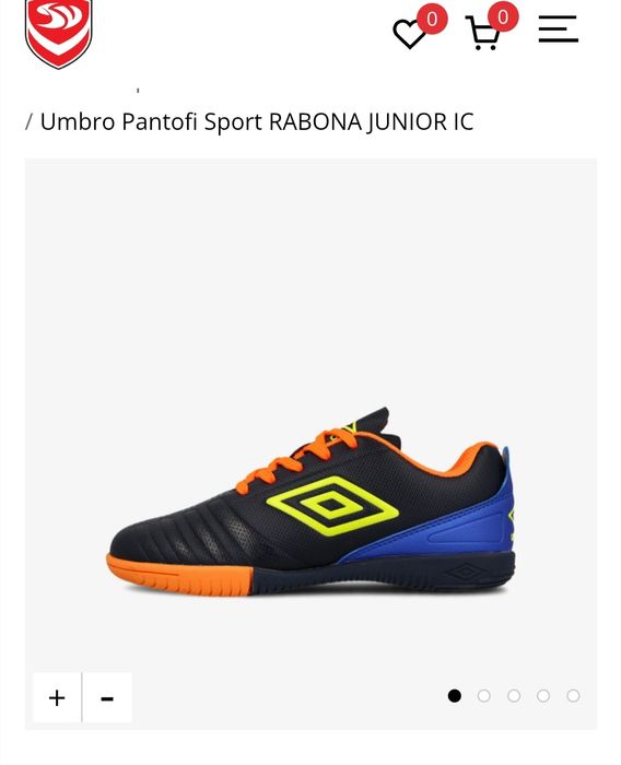 Ghete fotbal Umbro Rabona Junior IC nr 38