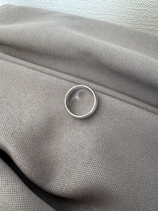 Серебряное обручальное кольцо