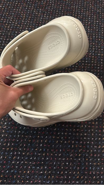 Crocs Saboti Mega Crush,Crem 37-38