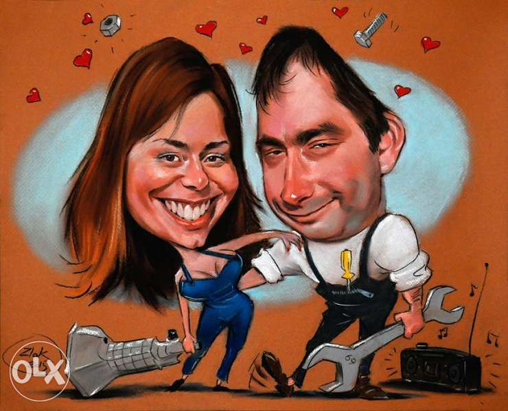 Рисувам карикатури по снимка