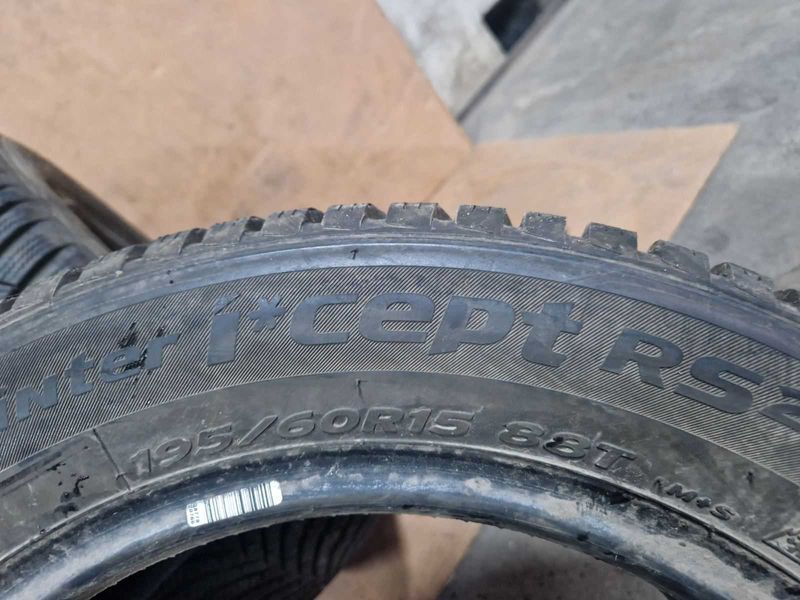 2 Hankook R15 195/60/ 
зимни гуми 
DOT4019