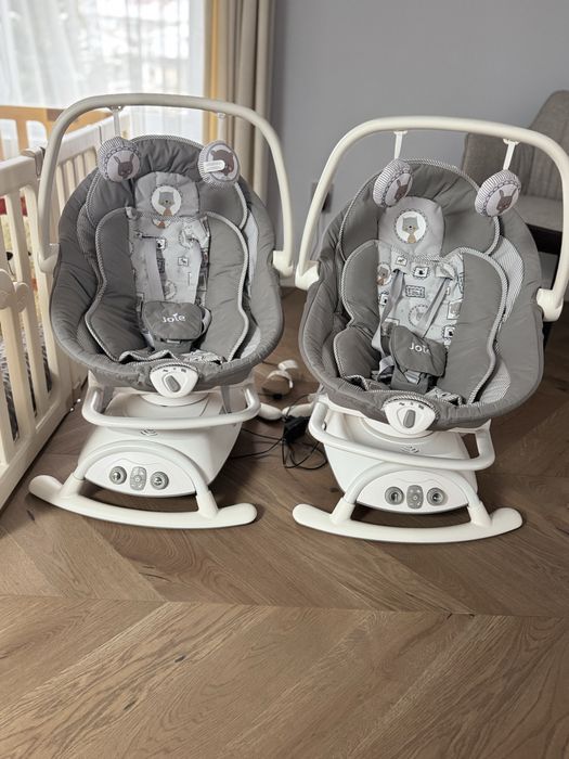 Шезлонг и люлка Joie Sansa 2 в 1, Цвят Portrait