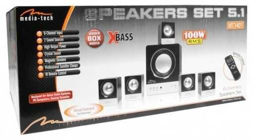 Тонколони Media-Tech SPEAKERS MT3401 SET 5.1 RMS 100W