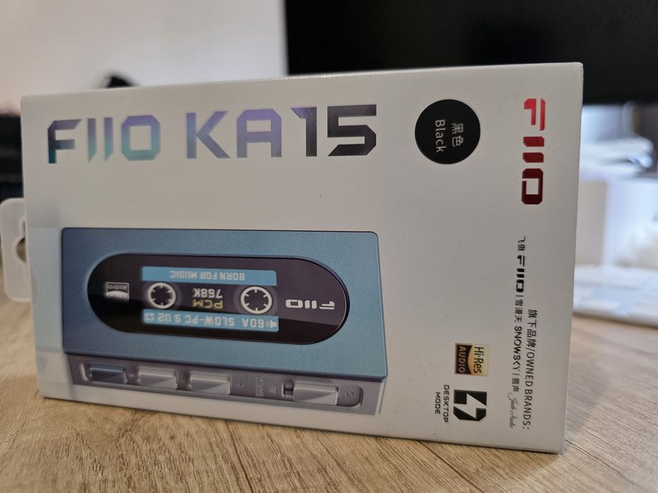 DAC/AMP Portabil FiiO KA15 – Ca nou, Pachet complet, Sunet High-End