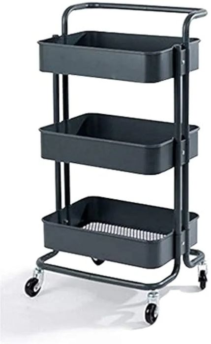 Тележка кухонная на колёсах, 3-4 ярусная.
