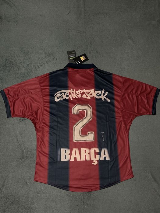 Travis Scott x Nike x FC Barcelona Retro Tricou