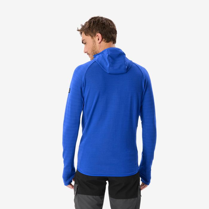 Pulover tehnic cu glugă din lână merinos - produs resigilat Decathlon