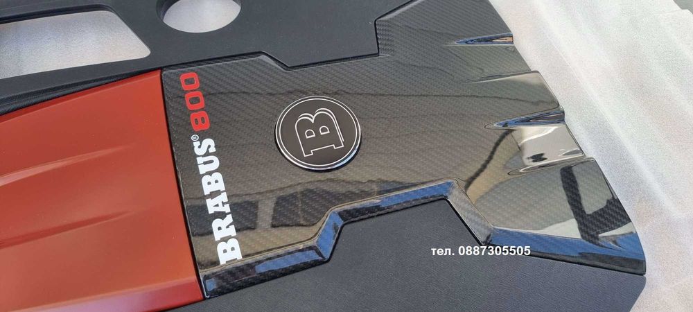 Карбон капак за двигател BRABUS за G500 W464 от 2019 г. >