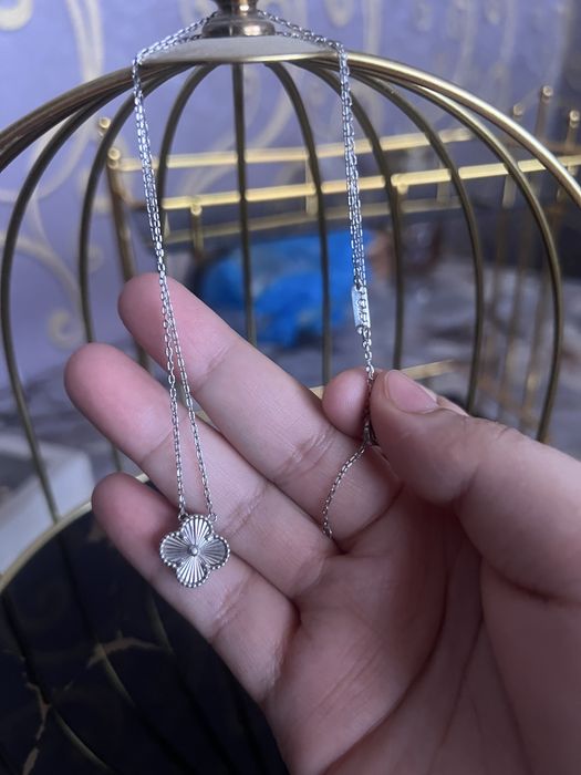 Цепочка Ван клиф серебряная