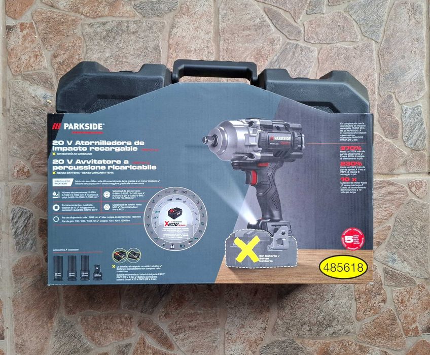 Parkside Performance акумулаторен гайковерт 20V-1356 Nm