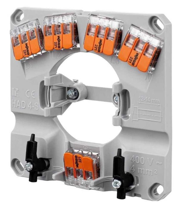Wago 221-613 връзка за котлон или фурна 30A 450V