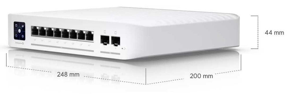 Switch Unifi Enterprise 8 PoE USW-Enterprise-8-PoE (120W) aproape nou
