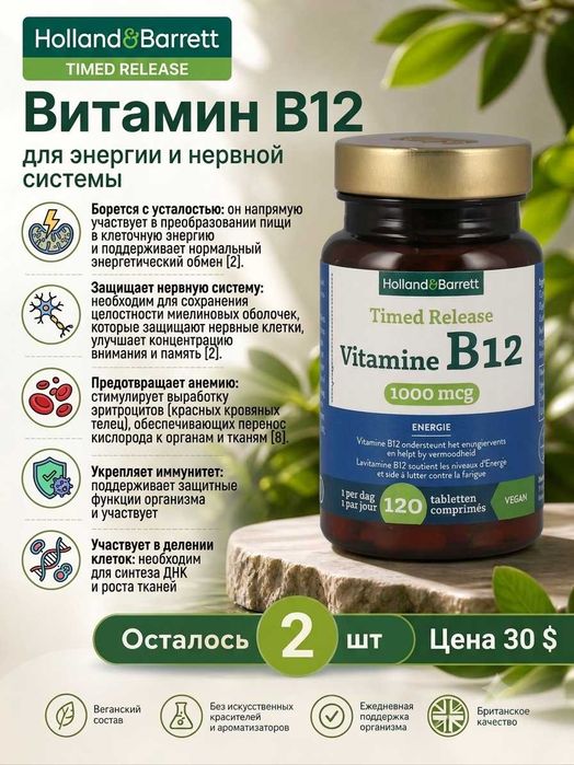 Витамины B12 БАДы