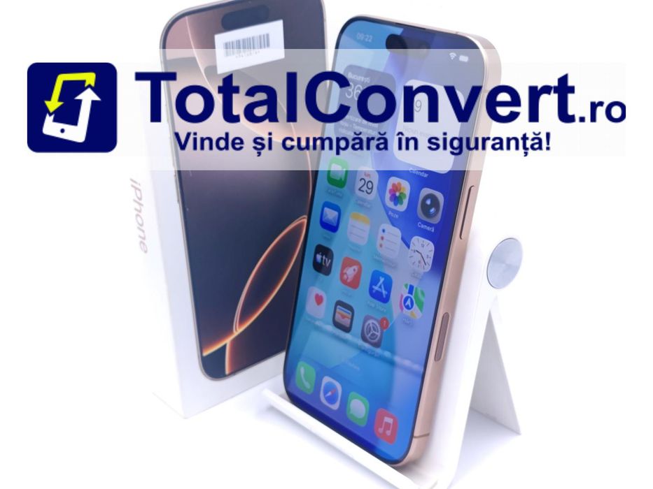 Apple iPhone 16 Pro 256GB Desert Ttanium, Garantie 24 luni | #D94168