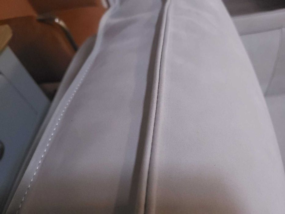 Светло сиви столове от плат 2 броя с фунция - въртене