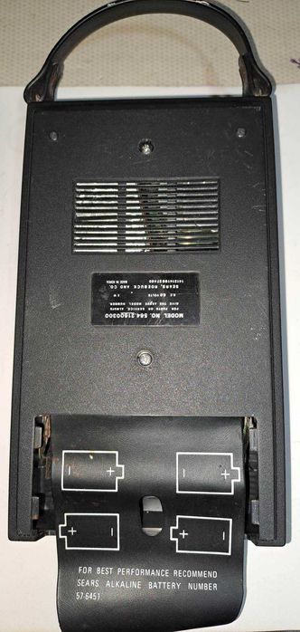 Vand casetofon portabil functional vechi, SEARS 564, made Korea