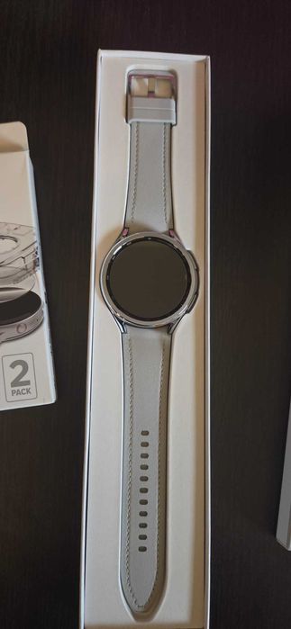 Samsung Galaxy Watch 6, Silver, 47mm, LTE, NOU - fullbox, Emag