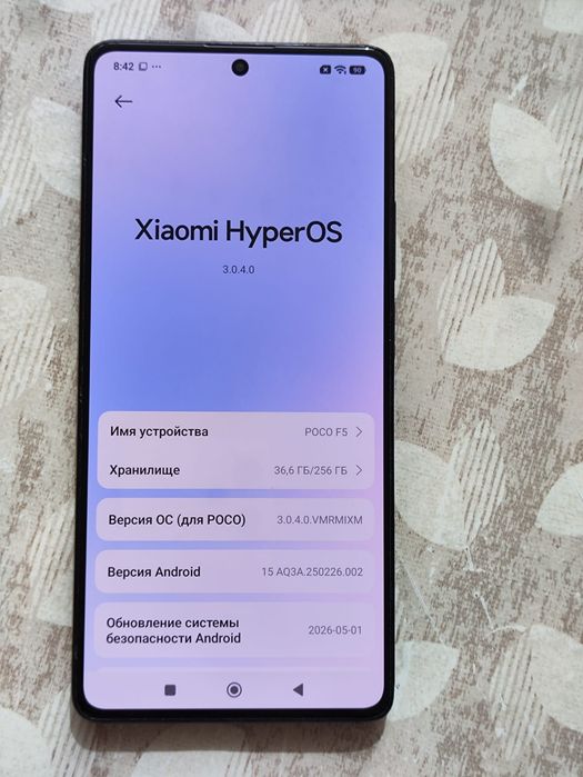 Xiaomi Poco F5 12/256гб