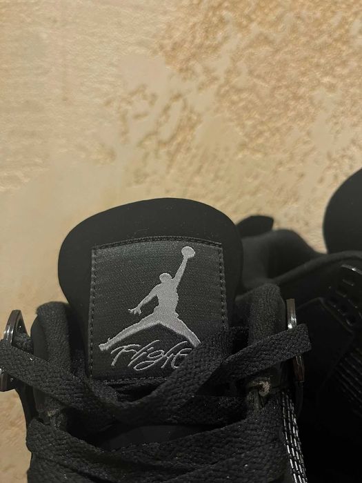 Мъжки кецове Nike Air Jordan 4 Retro "Black Cat" – Размер 45