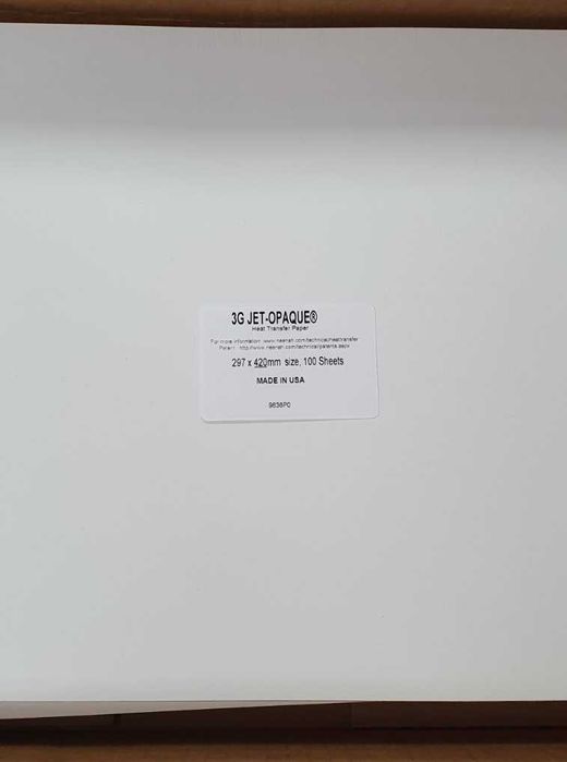 Трансферна хартия за текстил 3G Jet Opaque