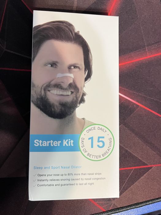 Магнитна лента за нос (дишане, хъркане, спорт}