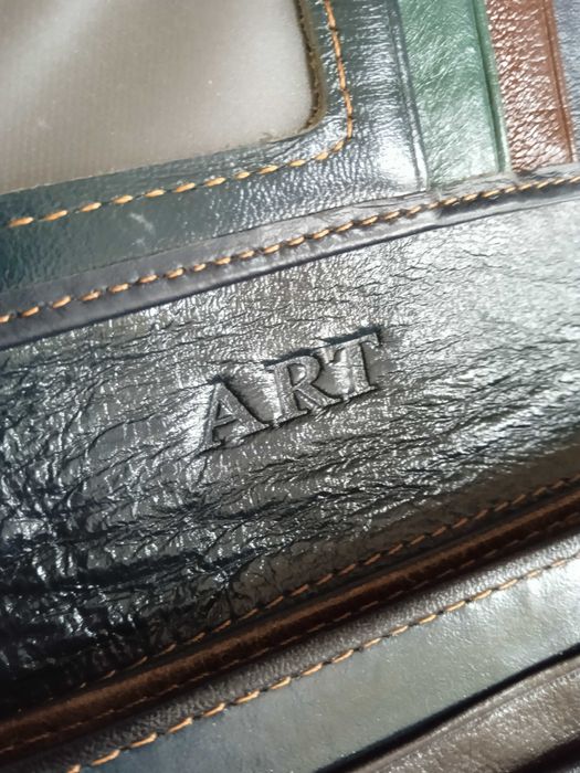 Портмоне кожено 19 см * 11 см