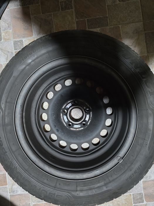 Jante tabla 16 5x112 7j et45  Cauciucuri de vara 215/60/R16 Dunlop Skoda Yeti