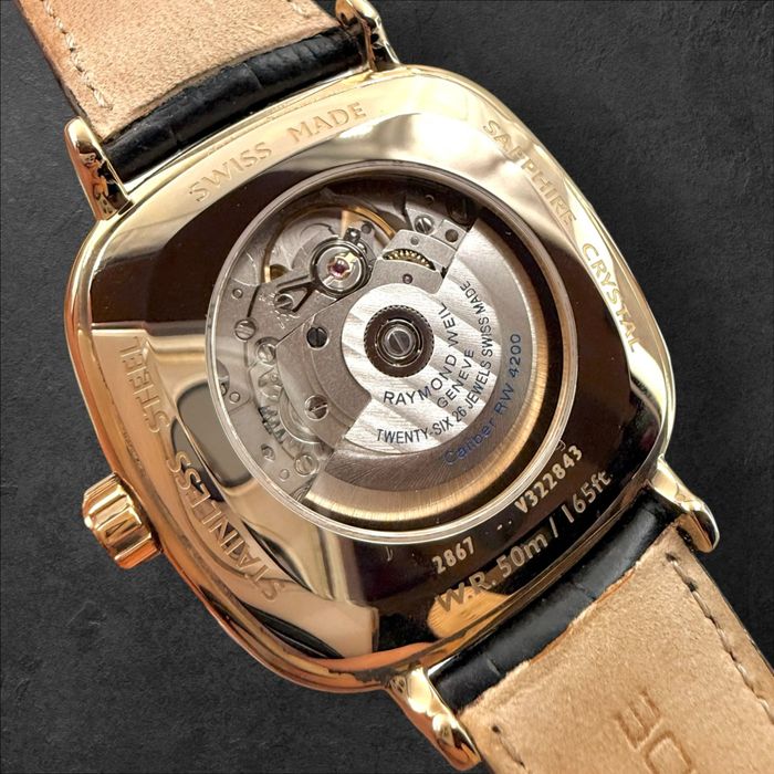 Raymond Weil Maestro Automatic RW4200 Gold Tone мъжки дрес часовник
