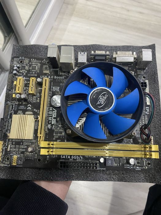 Материнская плата+процессор