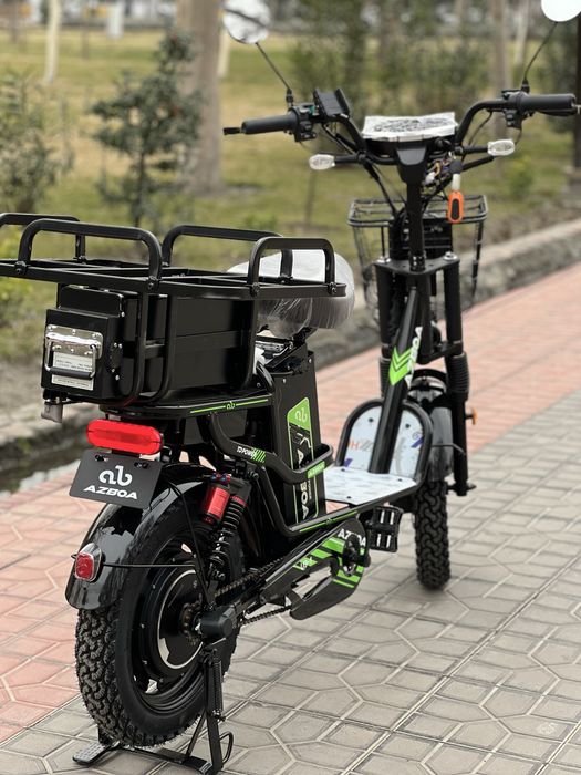 100km bitta akumlyator bilan monster skuter!!!