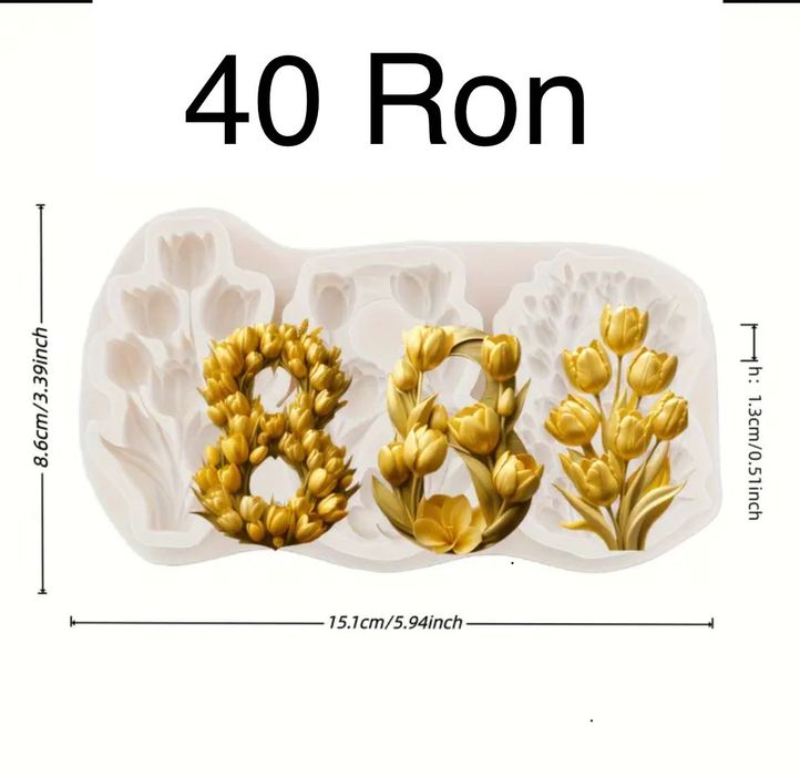 Matrițe pentru rășină epoxidica și lumânări