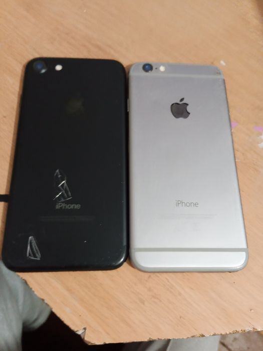 Продаю серый iPhone 6 черный iPhone 7