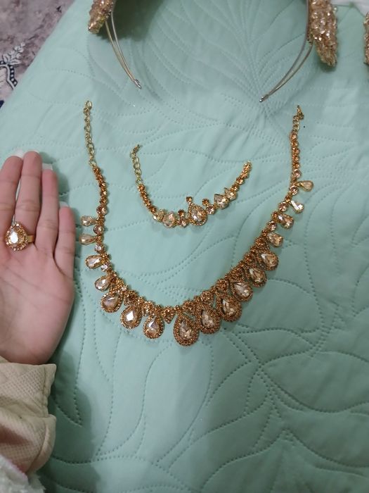 2 Coronițe, set brățară, inel, colier