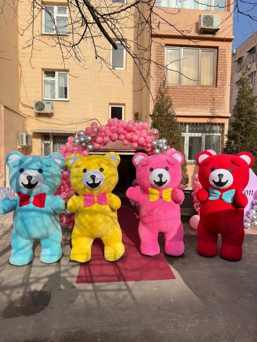 ayiq,mikki maus,teddyla raddom va tug'ilgan kun uchun