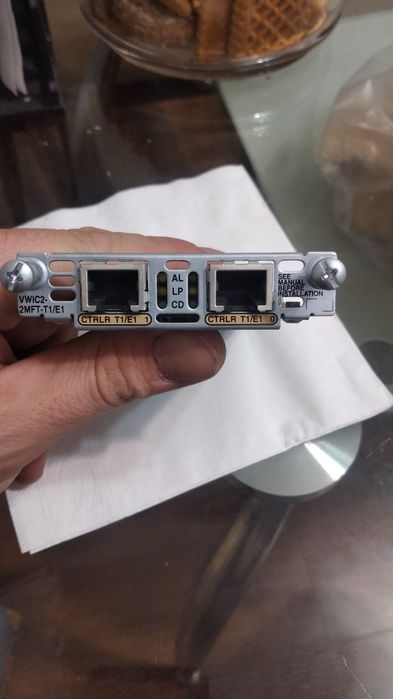 Wic-2t, vwic 1mft-e1, vwic2-2mft-t1/e1, modem wic-2am cisco