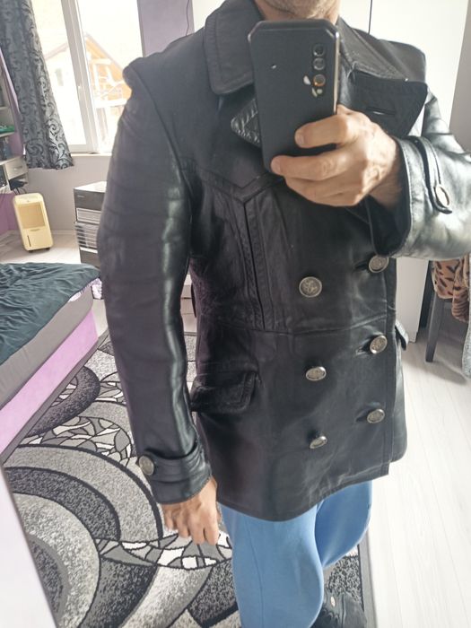 Мъжко сако естествена кожа