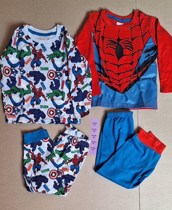 Pijamale grădiniță 86-92cm bumbac 60lei un set cu 2 PIJAMALE